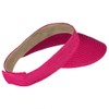 UPF 50+ Crushable Toyo Sun Visor - Fuchsia OSFM