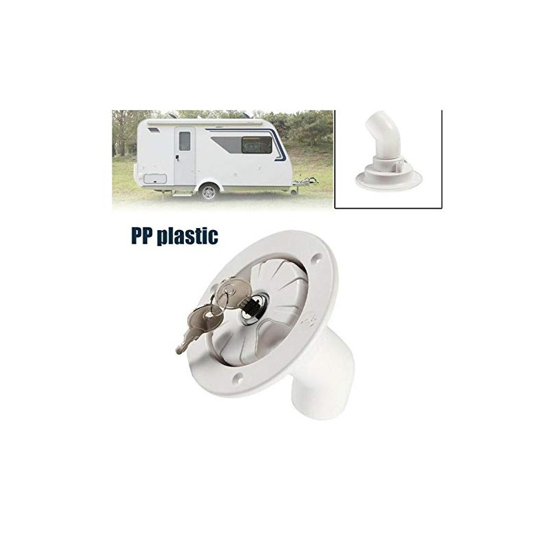 Gravity Lock Water Filler Cap RV Water Inlet Caravan Inlet