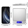Diyife Pocket Scales with Tray 500g/0.01g, Digital Letter Scale, Milligram