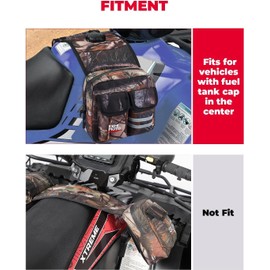 KEMIMOTO ATV Tank Bag Water-resistant Cooler All Terrain Vehicles Accessories Motorcycle Saddle Bag Compatible with Most ATVs and Snowmobiles Bicycles