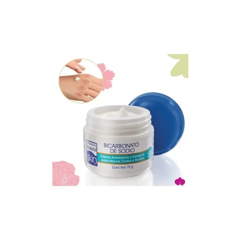 Crema Aclaradora Exfolia Codos Rodillas Bicarbonato Arabela