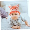 Healeved Newborn Cartoon Rabbit Ears Beanie Cap Warm Knit Earflap