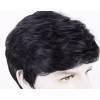 Creamily Peluca Corta Recta Natural Pelo Sintético Negro