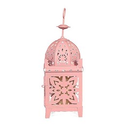 Party Centerpiece. LED Candle Lantern. 12 X 4.5"inches Wedding/Party/Baby Shower HD9309 (Pink)