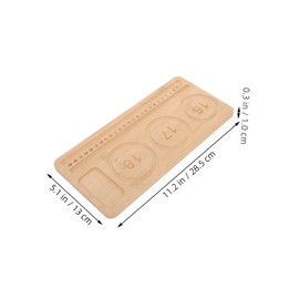 LALAFINA 2pcs Jewelry Making Tray for DIY Crafts Beading Mat for Bracelet and Necklace Design Portable Organizer for All Skill Levels for Home and Professional Use