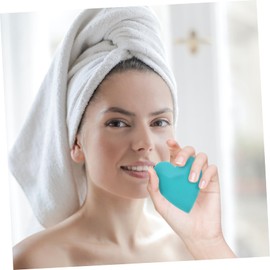 Healeved Sets Women's Facial Cleansing Tool Heart Shaped Manual Brush Gentle Goods Pcs