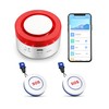 WiFi Caregiver Pager Call Button: Wireless Nurse Alert Call Bell,