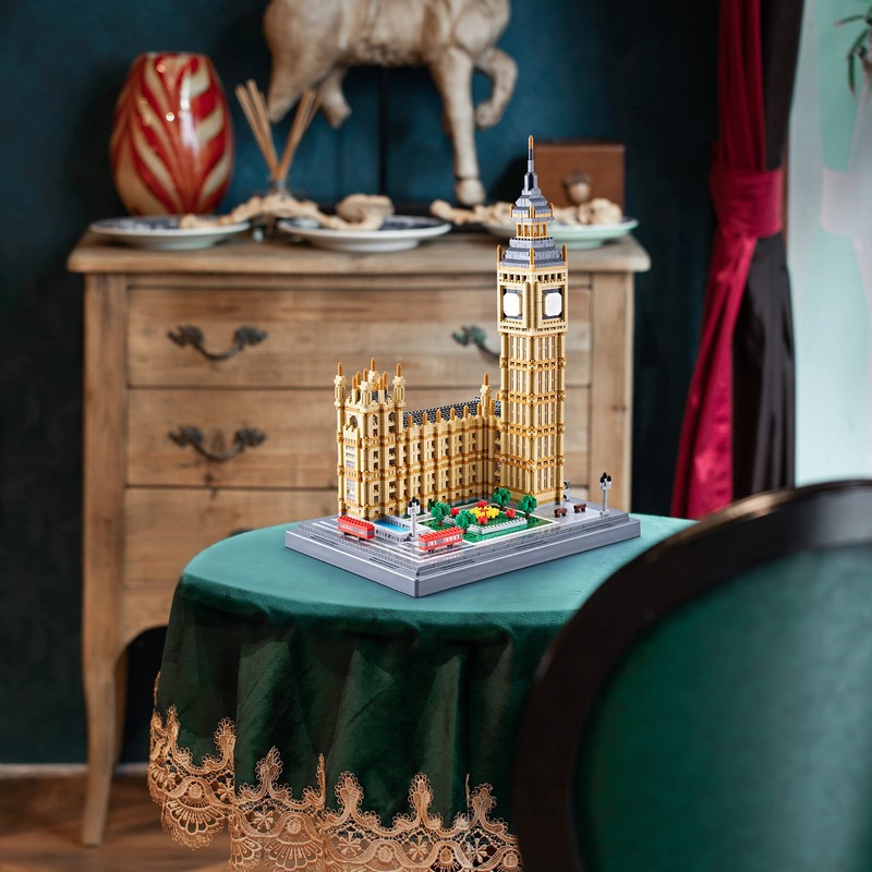 KLMEi Micro Building Blocks - Big Ben London Famous Architecture
