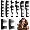 8 Pieces Curling Comb, Men's Comb for Curls, Antistatic Styling