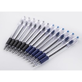 Pentel RSVP Pens Fine Point - Ballpoint - 0.7 mm - 12 Pack Of 6 Black & 6 Blue Ink Pens