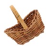 Gatuida Mini Woven Basket with Handle Small Picnic Basket for