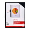 Staples Slide Locking Report Covers, Letter, Black, 15/Carton (ST20590-CCVS)