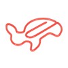 100 Pcs Rabbit Shaped Paper Clip Creative Cute Cartoon Animal