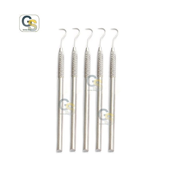 Dental Single Ended Explorer for Cavity Dental Examination Probes Set