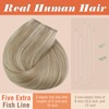 Sunny Hair Wire Hair Extensions Human Hair Invisible Wire Hair