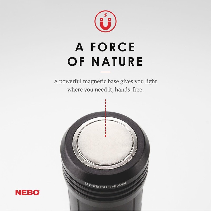 NEBO SLYDE+ Flashlight (2nd Gen) | 400 Lumens, 7 Light