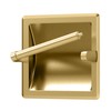 Gatco 753 Recessed Pivoting Toilet Paper Holder, Wall Mounted, Heavy