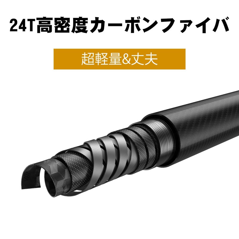 Goture Stream Rod, Compact, 3.9 ft (1.4 m), Bamboo Handle,