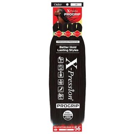 Outre X-Pression Braid - Pro Grip - Pre Stretched Braid 56" 3X (1 Pack, AMBER)