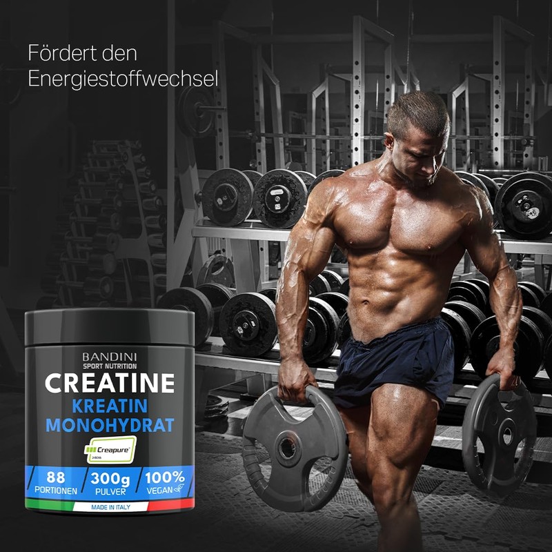 Bandini® Creapure® Creatine Monohydrate | 3000 mg Ultra Pure Micronised