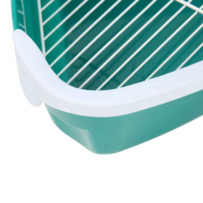 Small Animal Litter Box Fanshaped Rabbit Corner Toilet Box Potty