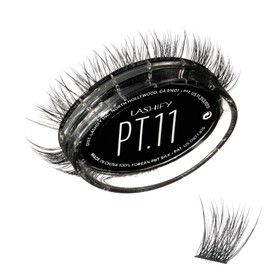Lashify Plushy Tame 11mm Gossamer Lashes in Black, Easy DIY False Lashes for a Voluminous Yet Still Natural Look