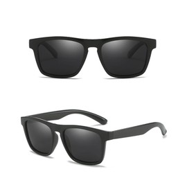 Sunglasses For Mens Womens UV400 Protection,Polarized Sunglasses Retro Classic Eyewear Ultralight Shades For Golf/driving/fishing/travel Eyewear Outdoor Fishing Driving Climbing Unisex (Black 1)