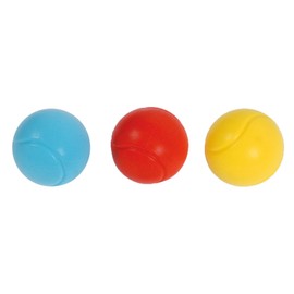 Navoys Navoys Pack of Three Soft Ball Set for Children - 70mm Soft Foam Tennis or Cricket Balls, Soft Balls for Children's Games, Sponge Ball for Kids Playtime - Comes in Blue, Yellow and Red