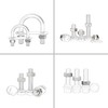 FOCMKEAS 200PCS M4-0.7 Hex Nuts, Carbon Steel Metric Coarse Thread