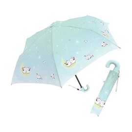 Folding Umbrella, Mint Blue