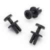 VVO Fasteners- Black Plastic Exterior Windscreen/A-Pillar Trim Clips for Citroen