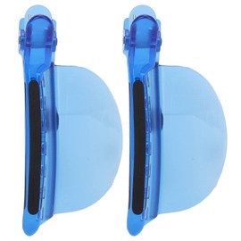 Hair Clips, 2PCS Sectioning Clips Heat Insulation Easy Speed Separator Clip Blue Salon Hair Styling Clips Hair Cutting Clips Hair Clips for Styling Sectioning Wig Extension Hair Highlighting
