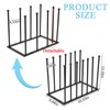 Metal Art Drying Rack Heavy-Duty Paint Display Stand Adjustable Multi-Tier