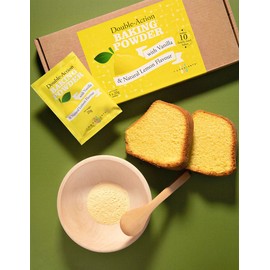 Baking Powder Lemon Flavour Infused | Non-Artificial Food Colouring | Box of 5x 20g Sachets