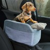 Center Console Dog Car Seat - Safety Straps & Leash