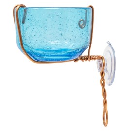 Songbird Essentials SEHHBBWF Copper Bluebird Mealworm Window Feeder (Set of 1)