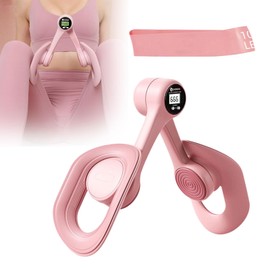 Pakalife Pilates Reformer,at Home Workout &Fitness Equipment,Thigh Master Thigh Exerciser&Booty Trainer for Women,Leg Press Machine for Inner Thigh,Pelvic Floor Exercise Devices (Pink)