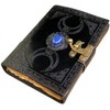 Triple Moon Embossed Vintage Leather Journal Dairy Notebook Travel Journal