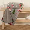 OHS Christmas Sherpa Fleece Blanket, Gonk Ultra Soft Winter Warm
