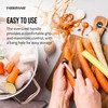 Farberware Pro2 Euro Vegetable Peeler with Ergonomic Handle, Razor-Sharp Stainless