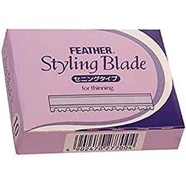 Feather Styling Blade Coiffeur Lames De Plumes, Violet Ht, 1 x Pack of 10