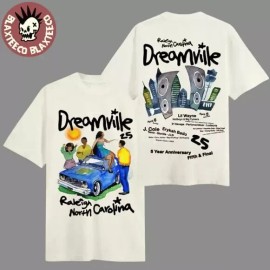 Unbranded Dreamville 2025 Raleigh North Carolina 5 Year Anniversary Hometown Cream Tee - 3XL