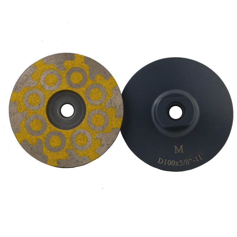 Mostartools 4 Inch Diamond Resin Filled Cup Wheel Grinding Wheel