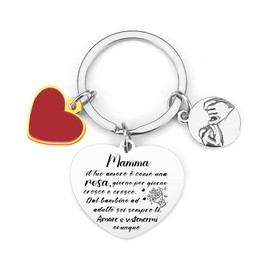 POIUYTRE Mother's Day Gift Mother's Day Gift Ideas Gift Mom Keychain Mom Gift Women Birthday Gift Mom Gift for Mom Keychain Donn Gift Mom Anniversary, 8, L