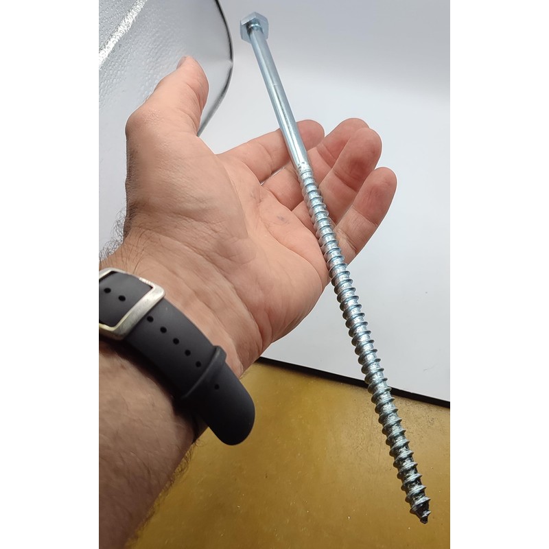 LLB 300mm Screws M10 Coach Screws Wood Hex Head Width