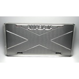 DIGIART INTERNATIONAL ALABAMA STATE FLAG 3D EMBOSSED METAL CAR NOVELTY LICENSE PLATE AUTO TAG