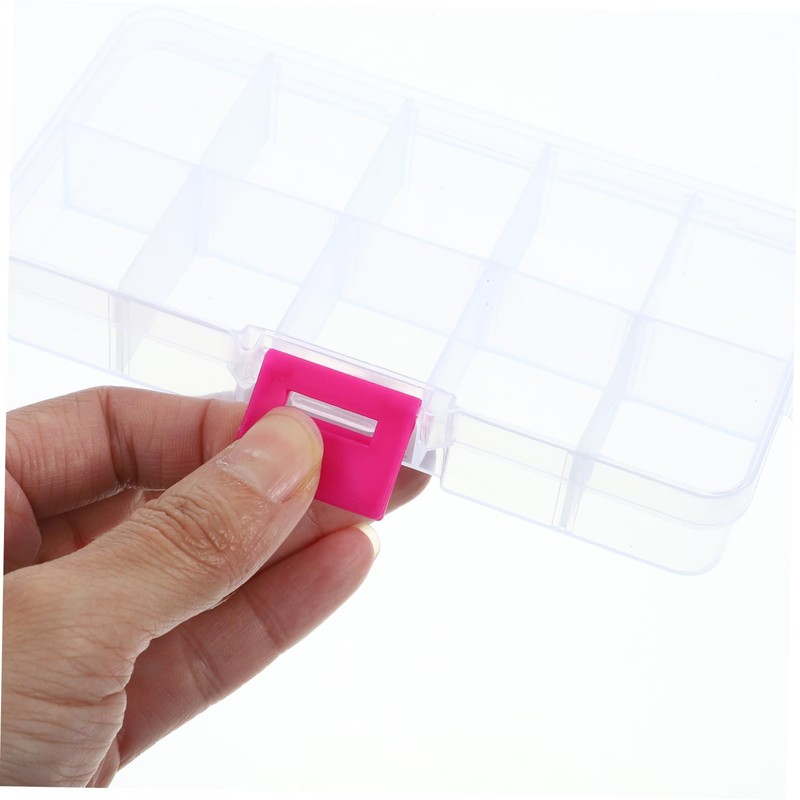NOLITOY 4pcs Storage Box Litterbox Storage Bins with Lids Small