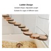 Wooden Hamster Ladder Bridge Wooden Hamster Climbing Toy to Play