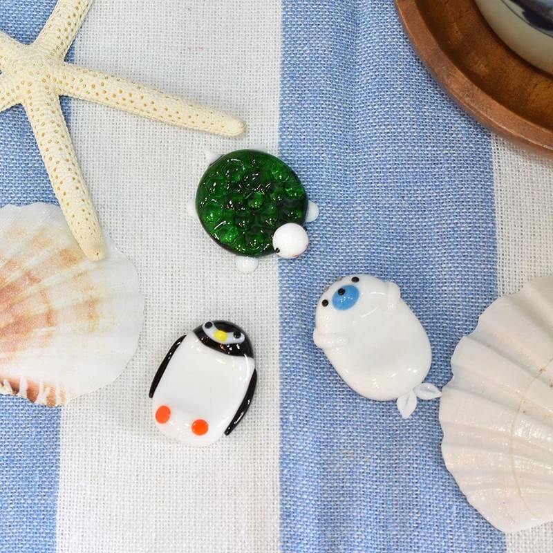 Forkart Cute Handmade Glassware Turtle Chopsticks Rest