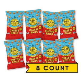 The Good Crisp Company, Spicy Cheese Balls, 4 Ounce Bags (Pack of 8)